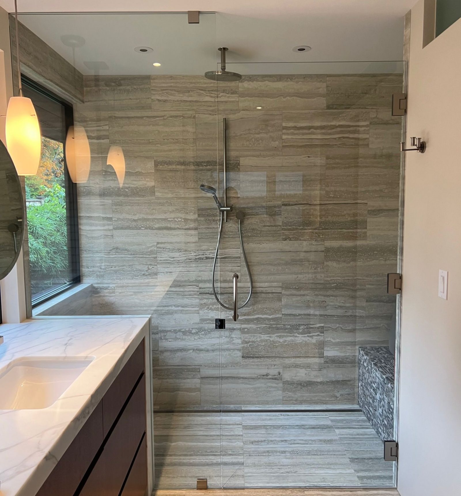 frameless shower door Bellevue